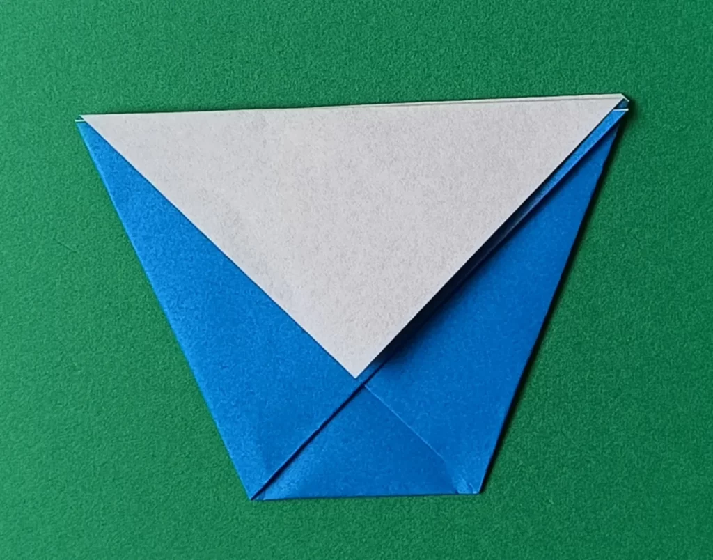 Turn it over and fold the other flap down