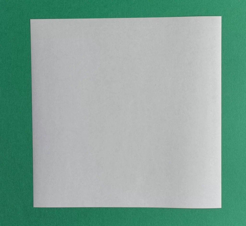 Place your paper on the table