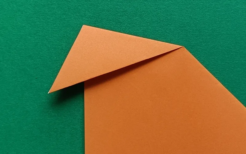 Start with a flap that already has crease lines