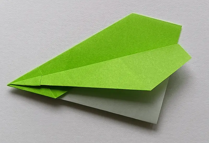 Fold down the top layer