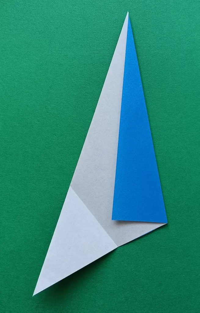 Make a fold line just like the photo