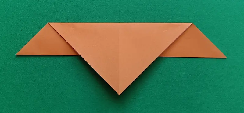 Fold both sheets down at the same time