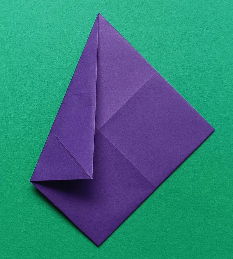 Fold the left side to the center line