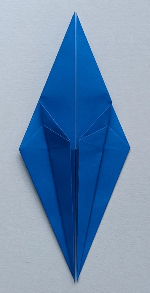 Fold the left side to the center