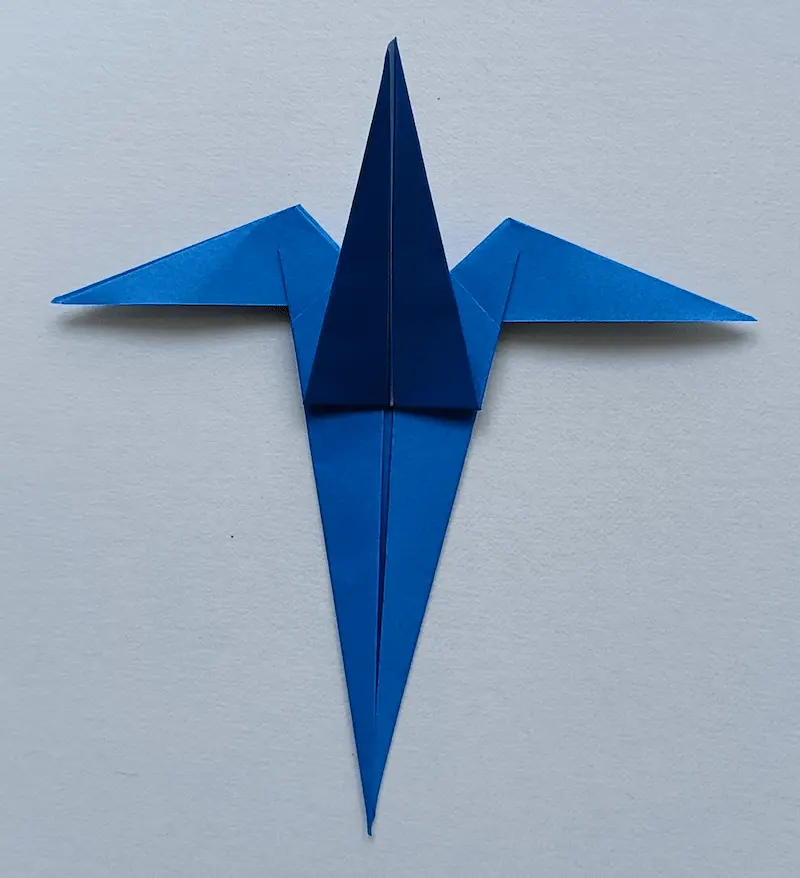 Fold the bottom corner up