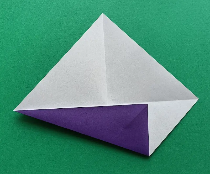 Fold the bottom to the center crease