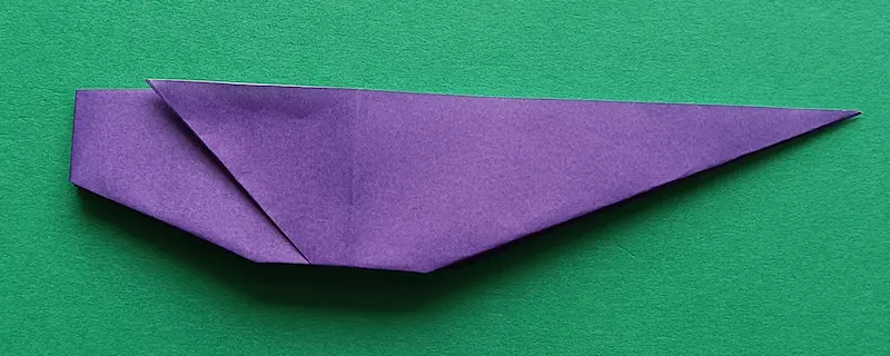 Fold the bottom half up