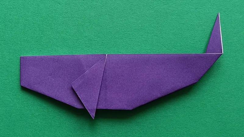 Fold the right corner up and back a little bit.