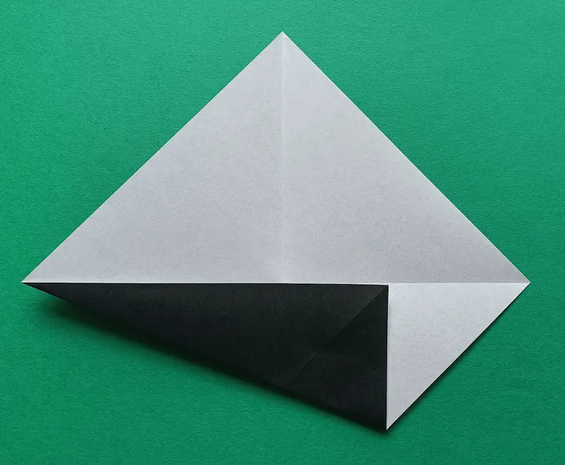 Fold the bottom to the center crease