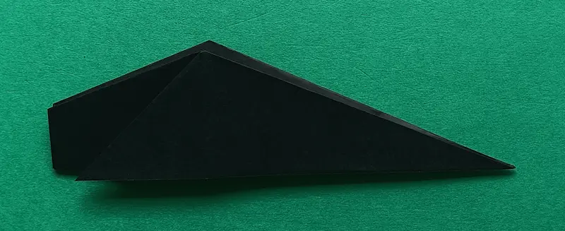 Fold the bottom half up